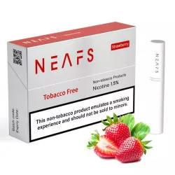 NEAFS Strawberry 1.5% nicotine sticks bâtonnets chauffants (Heat Not Burn) sans tabac (20 bâtonnets) - IQOS comptatible