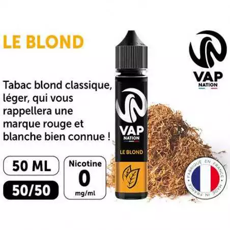 Vap Nation E-liquide Tabac Classic 50ml VAP NATION  NOS E-LIQUIDES VAP NATION  Grossiste buraliste