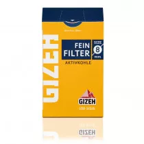 Gizeh Filtre actif 8mm avec charbon actif -