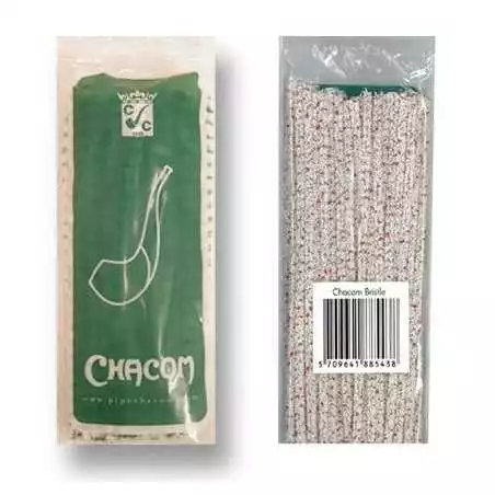 Nettoie pipe COTON ABRASIF (BLANC&ROUGE) CHACOM Chacom  • Accessoires pipes  Grossiste buraliste