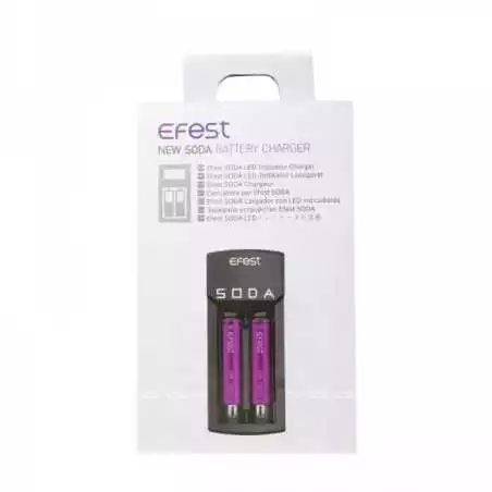 Efest Chargeur New Soda Battery double accus E-Cig Power  Chargeurs double accus  Grossiste