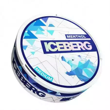ICEBERG Medium nicopod 20mg - Nicotine pouch sachet nicopod sans tabac ICEBERG NICOPODS  ICEBERG