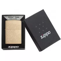 Zippo Armor laiton brossé tumbled brass Zippo  Briquets Zippo  Grossiste buraliste wholesale