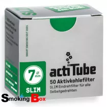 Filtre actif slim 7 mm avec charbon actif - ActiTube - Smokingbox