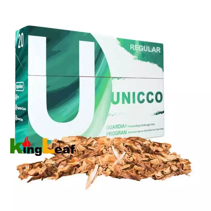Regular (saveur tabac) stick heets aux herbes (hnb) au sel de nicotine sans tabac - unicco - compatible iqos