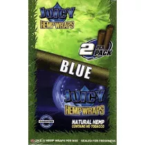 Boite BLUE (myrtille) Blunt au feuille de chanvre (Hemp) Juicy Jays - Blunt sans tabac - (2 x feuilles)