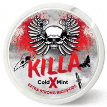 X Cold Mint - KILLA - Nicotine Pouch (sachet) sans tabac - Grossiste wholesale nicopods snus sans tabac