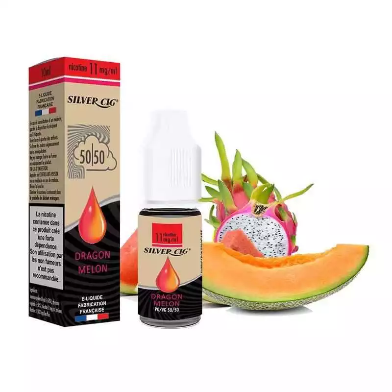 E-liquide dragon melon (Fruit de la passion melon) - Silver Cig SILVER CIG  NOS E-LIQUIDES SILVER