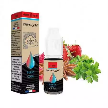E-liquide berry cool (Fruits rouges anis eucalyptus) - Silver Cig SILVER CIG  NOS E-LIQUIDES SILVER